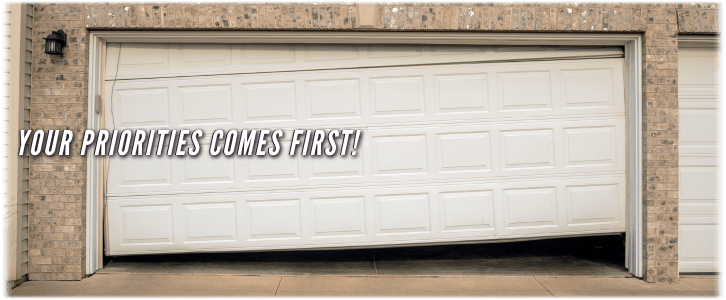 Garage Door Off Track In TrueLine